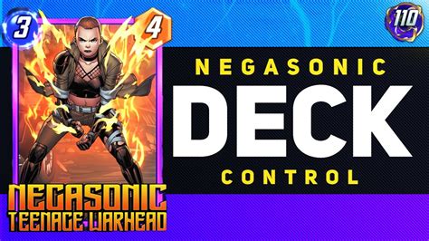 Negasonic Is Great A Negasonic Control Deck To Try In Marvel Snap