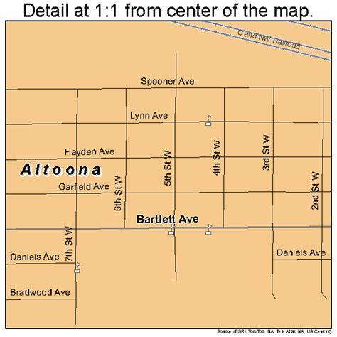 Altoona Wisconsin Street Map 5501550