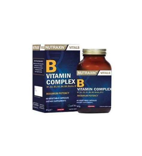 Nutraxin B Vitamin Complex 60 Kapsül