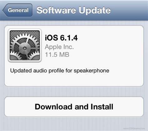 Apple releases iOS 6.1.4 update for the iPhone 5 - GSMArena.com news