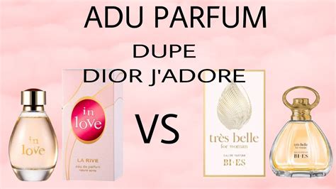 ADU PARFUM DUPES DIOR JADORE LA RIVE IN LOVE BI ES TRES BELLE