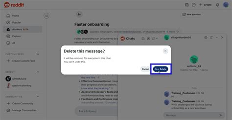 how to delete message on reddit