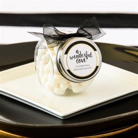 Personalized Wedding Themed Candy Jar Favors Beau Coup Wedding