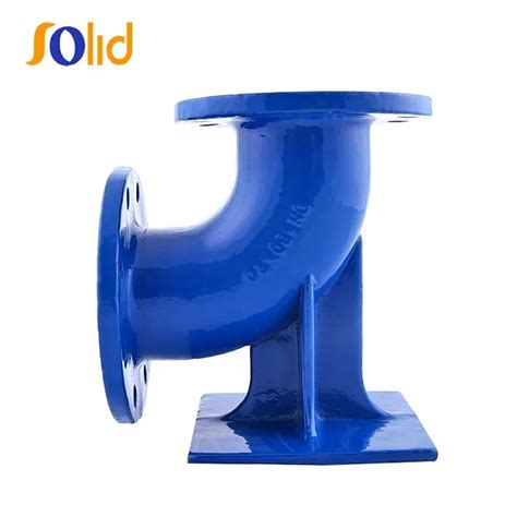 Pn10 Pn16 Ductile Iron Double Flange Duckfoot Bend Elbow Buy Double Duckfoot Flanged Bend