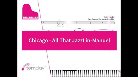 All That Jazz From Chicago Piano Sheet Music Youtube