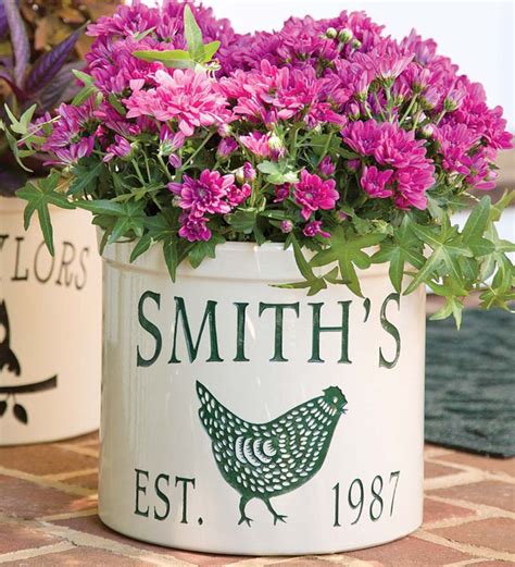 Usa Made Handcrafted Personalized Chicken Crock In 2020 Handcraft