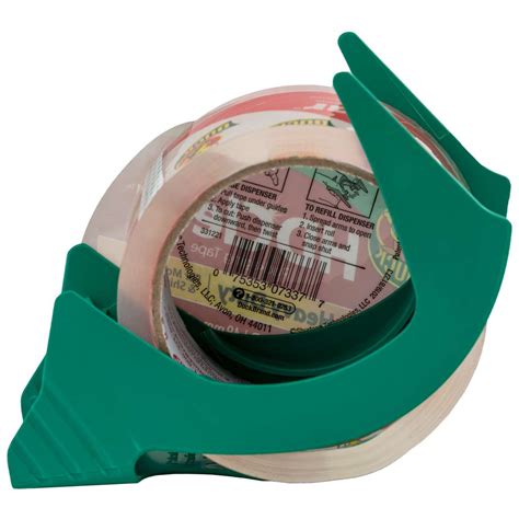 Hd Clear Heavy Duty Packing Tape Dispenser 40yd Duck Brand