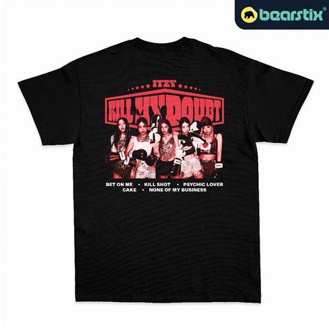 Jual Bearstix Tshirt Kill My Doubt Kaos Itzy Baju Yeji Ryujin Lia