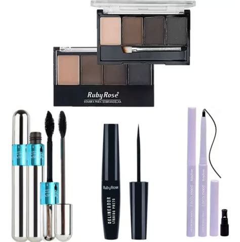 Kit Maquiagem Para Os Olhos Ruby Rose Mercadolivre