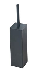 Bgl Stainless Steel Wall Mounted Square Toilet Brush Holder Black