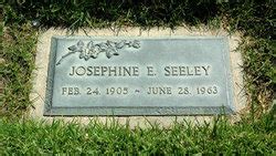 Josephine E Crump Seeley M Morial Find A Grave