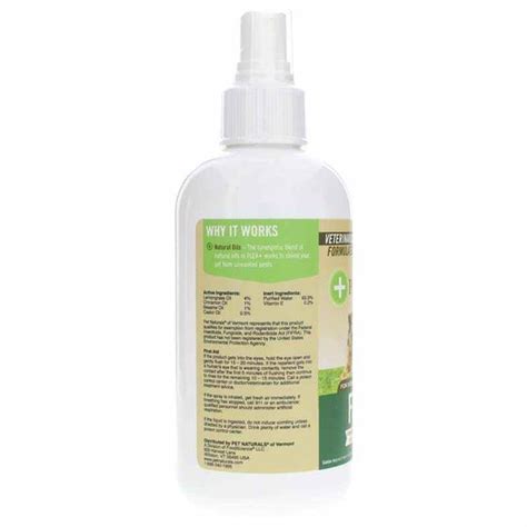 Flea + Tick Spray for Dogs and Cats of All Sizes, Pet Naturals Of Vermont