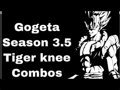 Dbfz Gogeta Season Tiger Knee Combo S Youtube