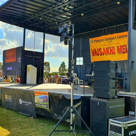 Truck Stage Bundles With LED Screen And Sound System Hire