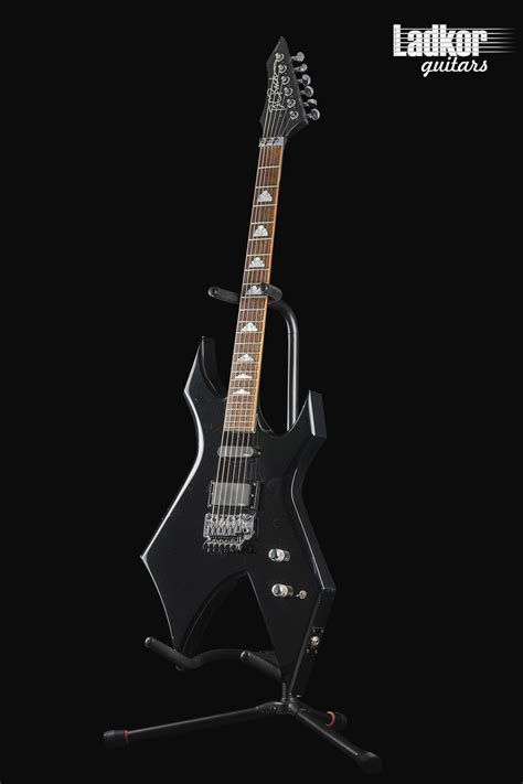 B C Rich Usa Warlock Neck Thru Black Hs Floyd Rose Vintage Lita Ford And Nokturnal Mortum Owned