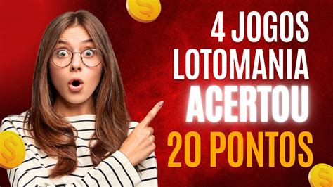 Acertei 20 Pontos Na Lotomania Apostando 4 Jogos Copie Esses Jogos