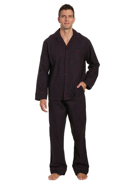 Mens 100% Cotton Flannel Pajama Set – Noble Mount