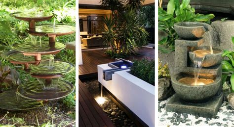 24 magnifiques fontaines pour décorer votre jardin de façon zen