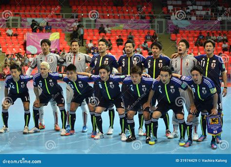 Japan national futsal team editorial stock image. Image of games - 31974429