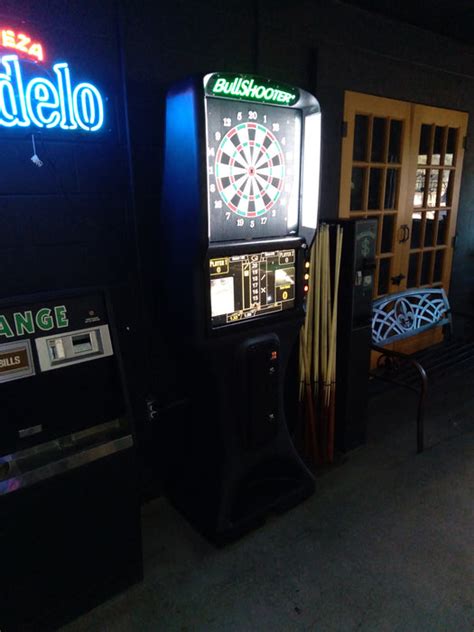 Arachnid Bullshooter Galaxy 3 Plus Dartboard Coin Operated In Black