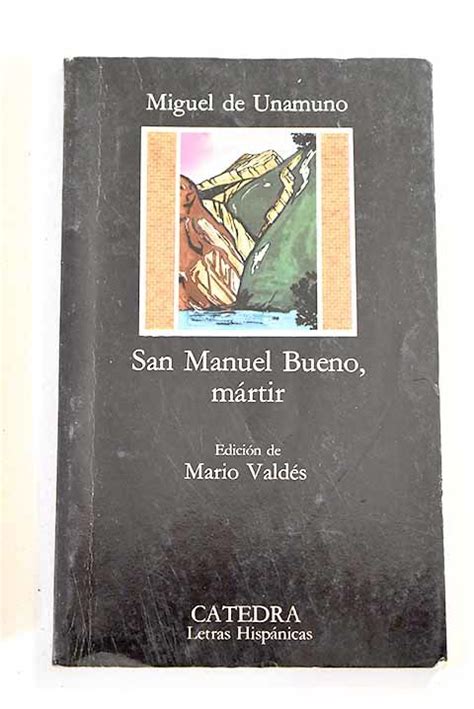 San Manuel Bueno mártir by Miguel de Unamuno Paperback 1995