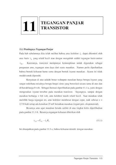 PDF Bab11 Tegangan Panjar Transistor DOKUMEN TIPS