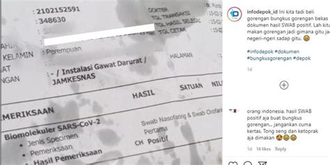 Detail Contoh Hasil Swab Test Koleksi Nomer 38