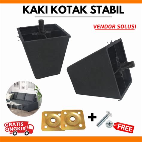 Jual Kaki Sofa Stabil Springbed FIber 8 Cm Kaki Kotak Baut 3 8 Inch