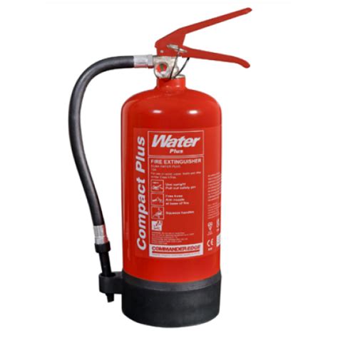 Checkfire Ws3ea Commander 3ltr Water Compact Plus Fire Extinguisher