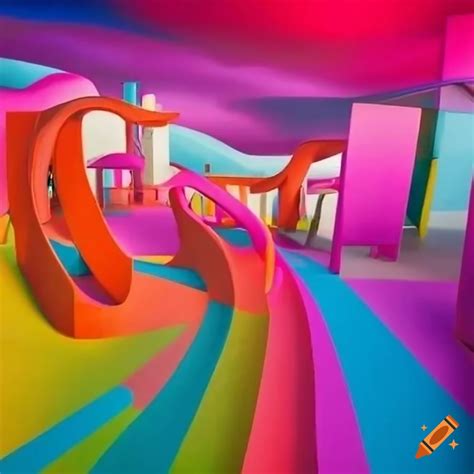 Colorful And Surreal Playground On Craiyon