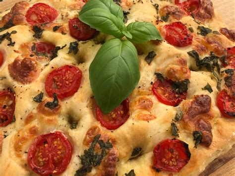 Tomato And Mozzarella Focaccia Bread Theunicook Italian Flatbread