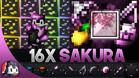 Sakura 16x MCPE PvP Texture Pack FPS Friendly YouTube