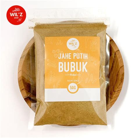 Jual Jahe Putih Bubuk White Ginger Powder G Shopee Indonesia