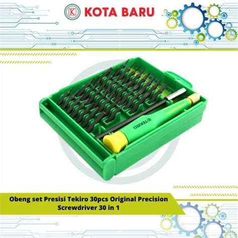 Jual Obeng Set Presisi Tekiro 30pcs Original Precision Screwdriver 30