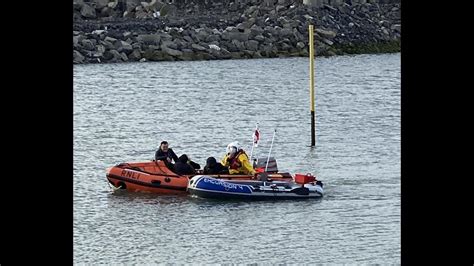 Howth Rnli Rescue 4 People In An Inflatable Dinghy Rnli