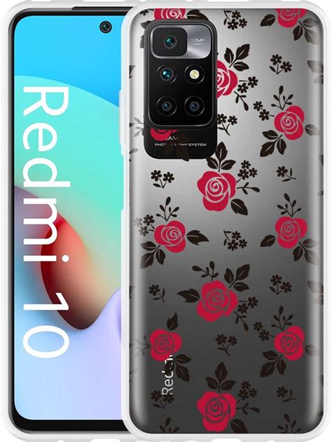 Xiaomi Redmi 10 Hoesje Roses Designed By Cazy Bol