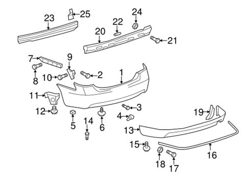 Genuine OEM Bumper & Components - Rear Parts for 2009 Toyota Camry SE - Olathe Toyota Parts Center