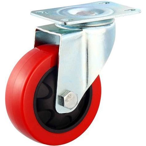 Nylon Trolley Wheel Without Break Revolving Inch