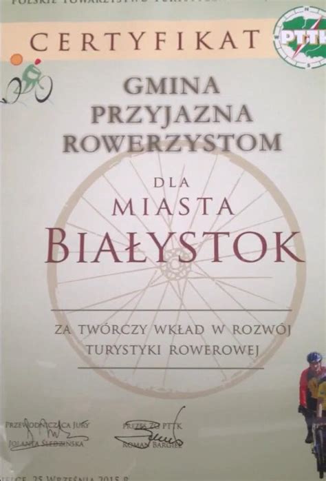 Gmina Przyjazna Rowerzystom Bia Ystok Bia Ystok Oficjalny Portal