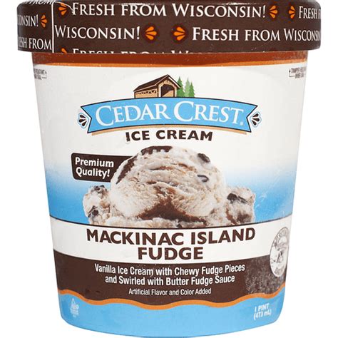 Cedar Crest Mackinac Island Fudge Ice Cream Ice Cream Sendik S Food