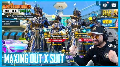 MAXING OUT NEW X SUIT IN 1 LAKH UC POSEIDON X SUIT LUCKY SPIN