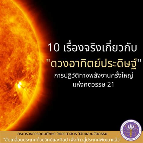 Infographic Quote ดวงอาทตยประดษฐ ไมใชแคพลงงานสะอาด ทางเลอก