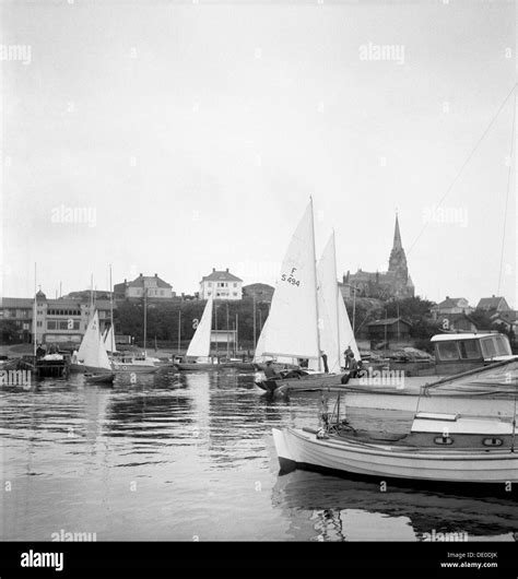 Lysekil Västra Götaland Sweden 1960 Artist Unknown Stock Photo Alamy