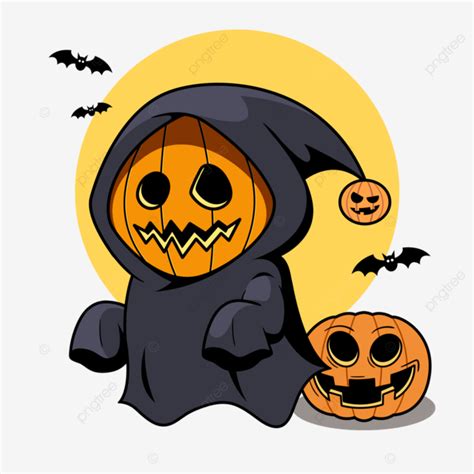 Grim Reaper PNG Picture Halloween Grim Reaper Pumpkin Halloween Grim