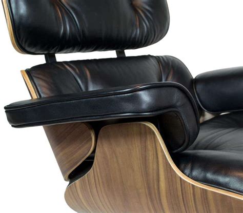 Eames Lounge Chair And Ottoman Black 100 Italian Genuine Full Grain