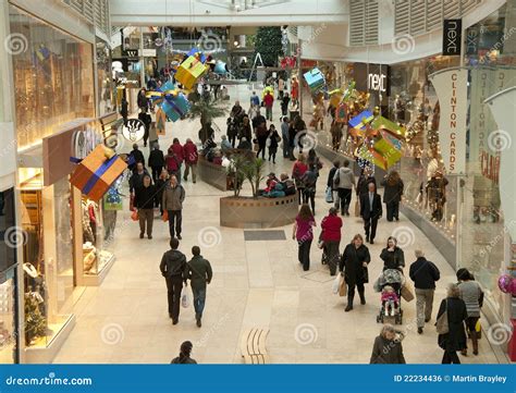 Christmas Shopping in the Mall Editorial Photo - Image of complex ...