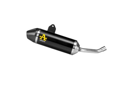 Escape Arrow Thunder Homologado En Aluminio Negro Para Fantic Xmf