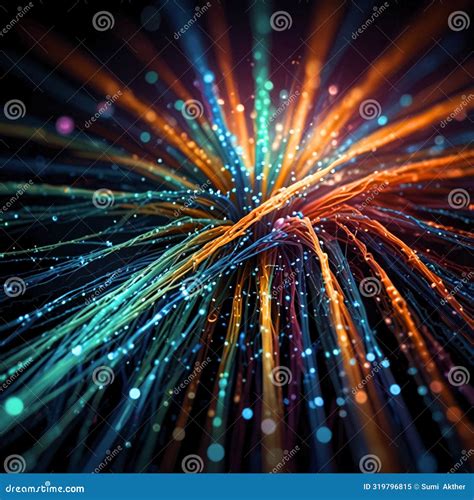 High Speed Fiber Optic Internet Concept Editorial Image - Illustration