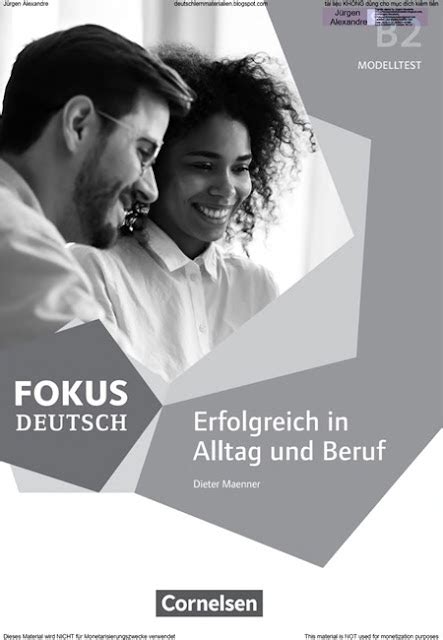 Fokus Deutsch B2 Erfolgreich In Alltag Und Beruf Modelltest