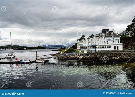 Kyle of Lochalsh View of Hotel and Skye Bridge Editorial Photo - Image ...